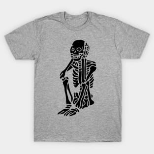 Funny Thinking Skeleton T-Shirt